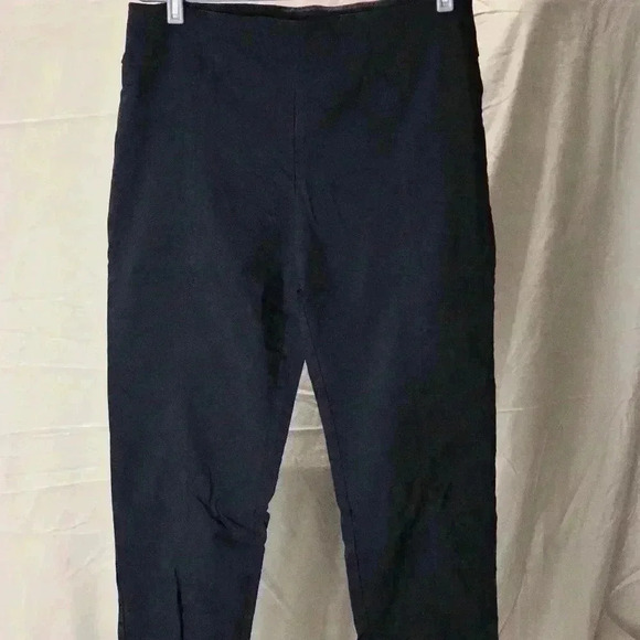 AC & Rachel Dark Navy Tailored Chino like pants size 12 women slight stretch - Picture 1 of 7